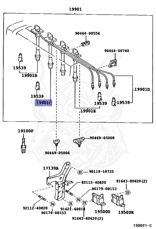 Toyota - Gaia - SXM10G - 1998 - 3SFE