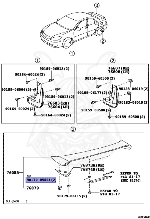 Toyota - Camry - ACV30 - 2001 - 2.4G TYPE - 2AZFE