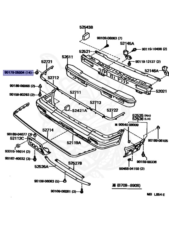 90179-05004 - Toyota - Nut - Nengun Performance