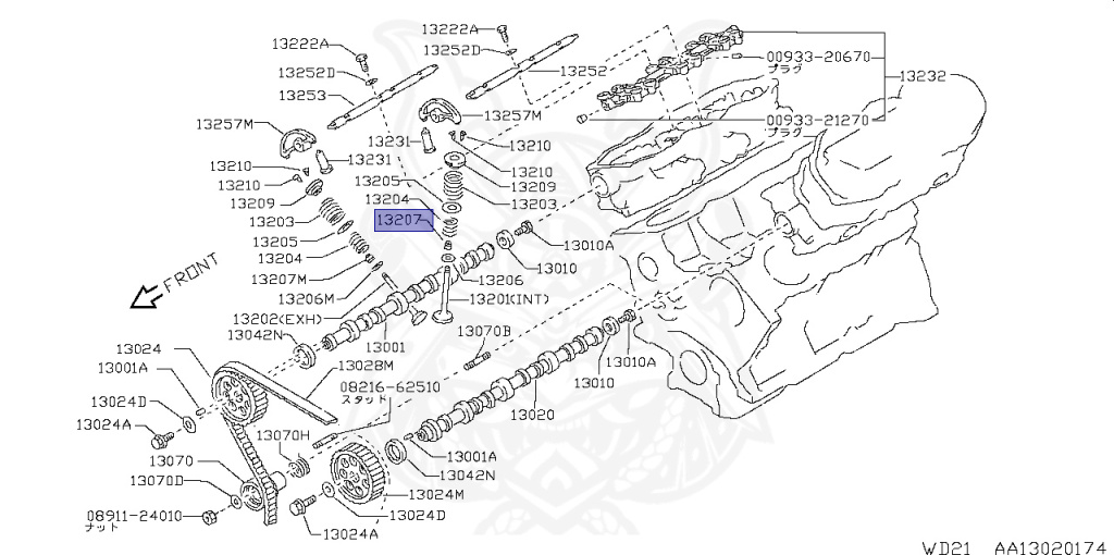 Nissan - Pathfinder - WD21 - 1995 - Wide - WAGON 4 DOOR(W/4D) - 4 WHEEL DRIVE(4WD) - AUTOMATIC TRANSMISSION(AT) - VG30E