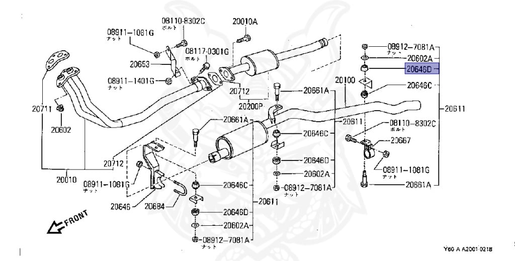 Nissan - Safari - Y60 - 1988 - STANDARD GRADE - Firefighter (F) - MANUAL TRANSMISSION(MT) - TB42S