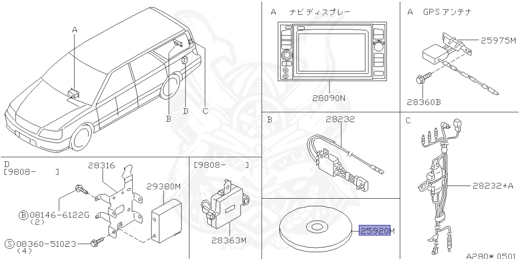 Nissan - Stagea - WC34 - 2000 - RS-V - WAGON(W) - 2 WHEEL DRIVE(2WD) - AUTOMATIC TRANSMISSION(AT) - RB25DET