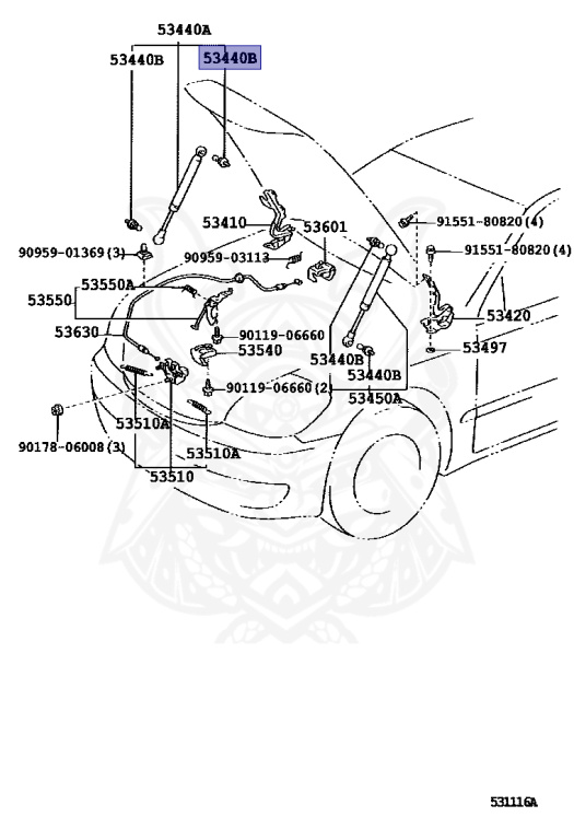 Toyota - Brevis - JCG10 - 2007 - SEDAN - 1JZFSE