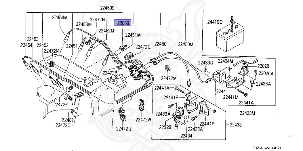 22060-W3700 - Nissan - Knock Sensor - Assembly - Nengun Performance