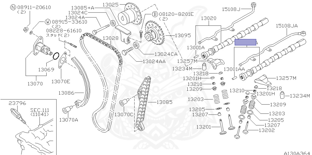 Nissan - Silvia - S15 - 2002 - SPEC R - HARDTOP(K) - MANUAL MISSION 6-SPEED(MT.F6) - TWO WHEELS STEERING(2WS) - SR20DET