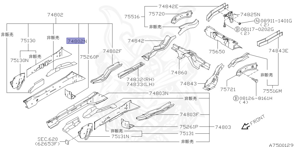Nissan - Silvia - S14 - 1995 - KS - HARDTOP(K) - MANUAL TRANSMISSION(MT) - TWO WHEELS STEERING(2WS) - SR20DET
