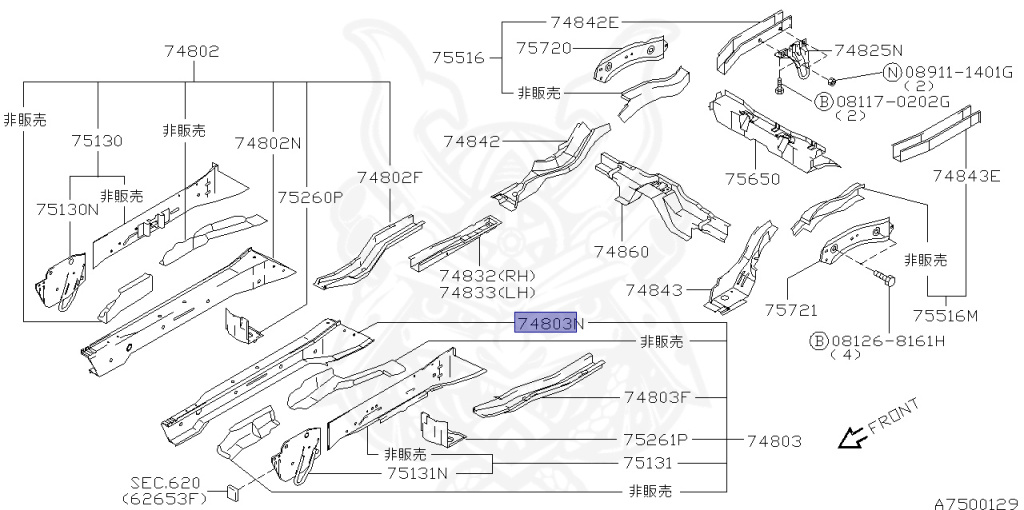 Nissan - Silvia - S14 - 1995 - KS - HARDTOP(K) - MANUAL TRANSMISSION(MT) - TWO WHEELS STEERING(2WS) - SR20DET