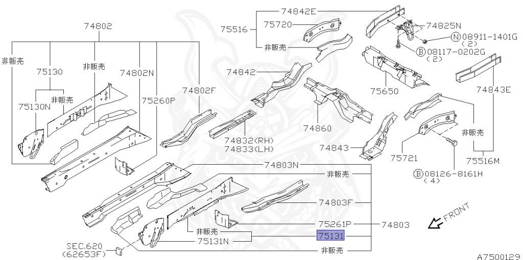 Nissan - Silvia - S14 - 1995 - KS - HARDTOP(K) - MANUAL TRANSMISSION(MT) - TWO WHEELS STEERING(2WS) - SR20DET