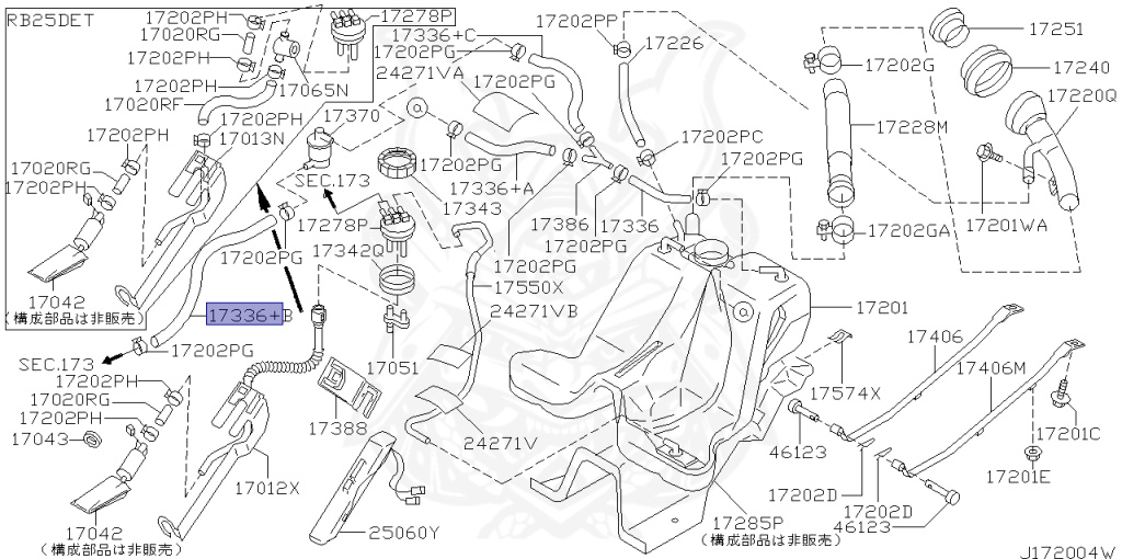 Nissan - Laurel - C35 - 2000 - Club S Type X - HARDTOP(K) - 2 WHEEL DRIVE(2WD) - AUTOMATIC TRANSMISSION(AT) - IRS TYPE(IRS) - RB25DE