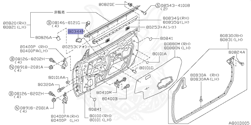 Nissan - Skyline - R34 GT - HR34 - 2001 - 20GT - 2 door hard top (2K) - AUTOMATIC-FLOOR SHIFT(AT.F4) - High cast, 2-link (IRS.2WD) - RB20DE