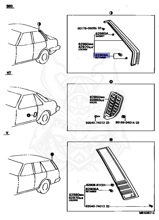 Toyota - Corona - TT147V - 1983 - GX TYPE - VAN - Manual - 12TJ