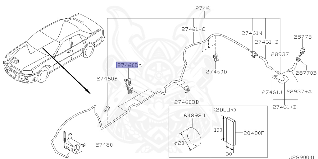 Nissan - Skyline GT-R - BNR34 - 2000 - GT-R V-Spec - 2-door hardtop (2K) - MANUAL MISSION 6-SPEED(MT.F6) - HI-4WD (High-Casting System) - RB26DETT