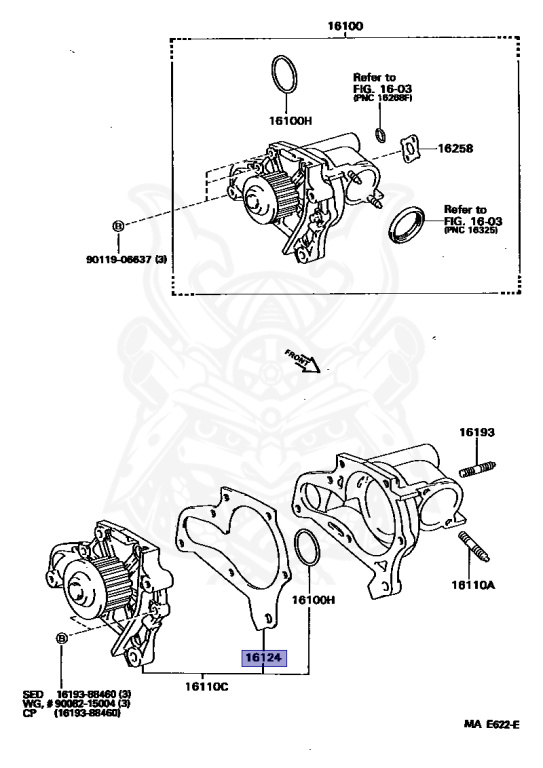 Toyota - Scepter - SXV10 - 1995 - SEDAN - 5SFE