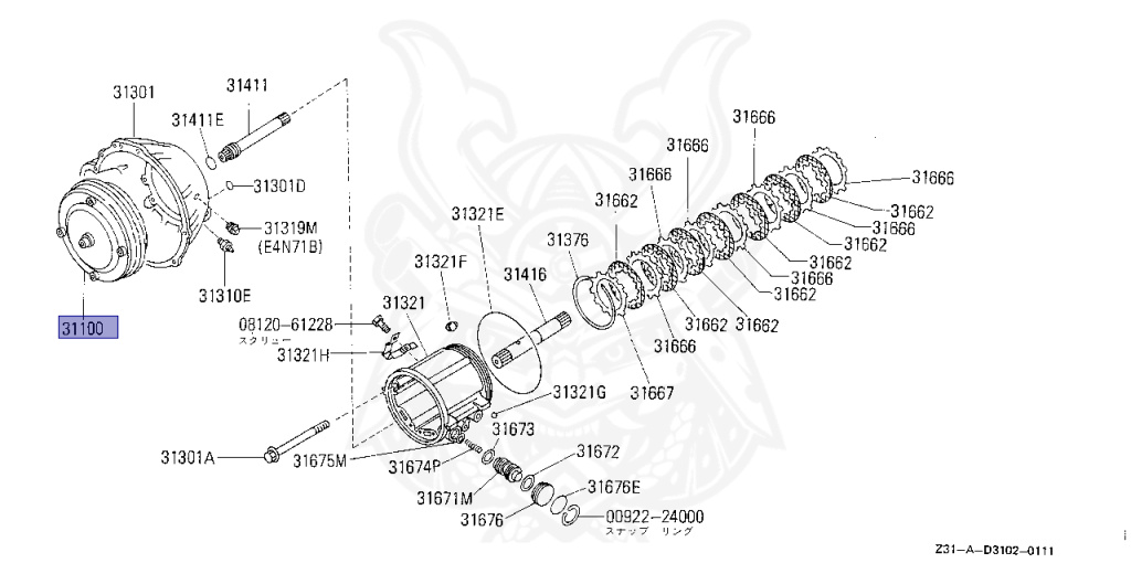 Nissan - Fairlady Z - Z31 - 1985 - ZX - AUTOMATIC TRANSMISSION(AT) - T-bar roof (KZ#) - VG30T