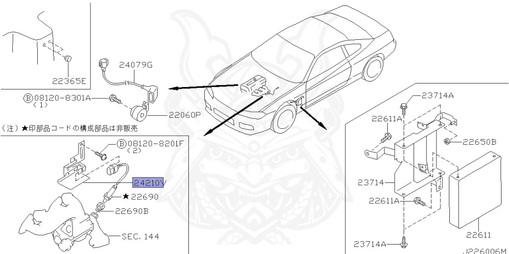Nissan - Silvia - S15 - 2000 - SPEC S - HARDTOP(K) - MANUAL TRANS 5-SPEED(MT.F5) - TWO WHEELS STEERING(2WS) - SR20DE