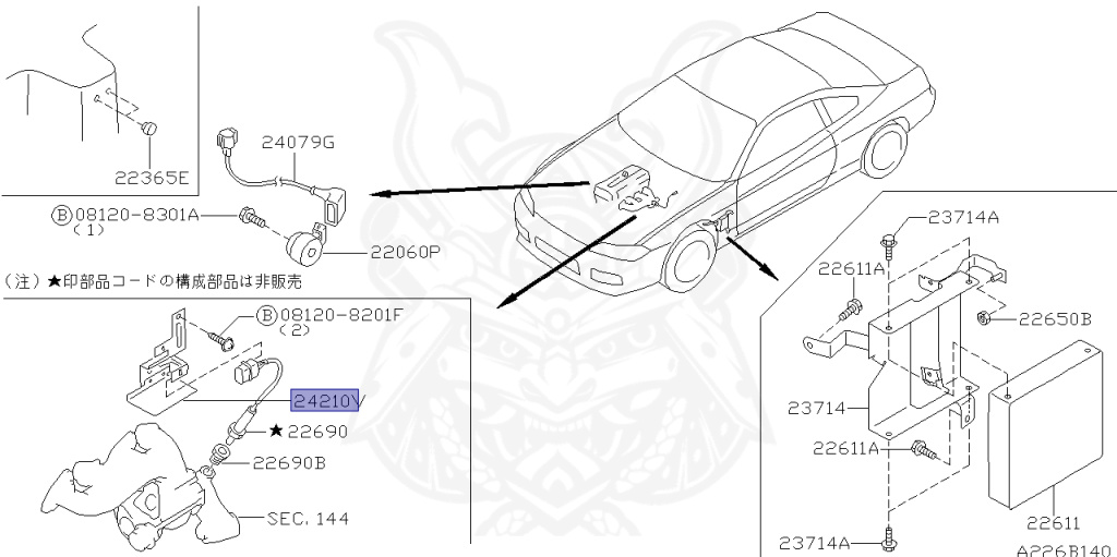 Nissan - Silvia - S15 - 1999 - SPEC R - HARDTOP(K) - MANUAL MISSION 6-SPEED(MT.F6) - TWO WHEELS STEERING(2WS) - SR20DET