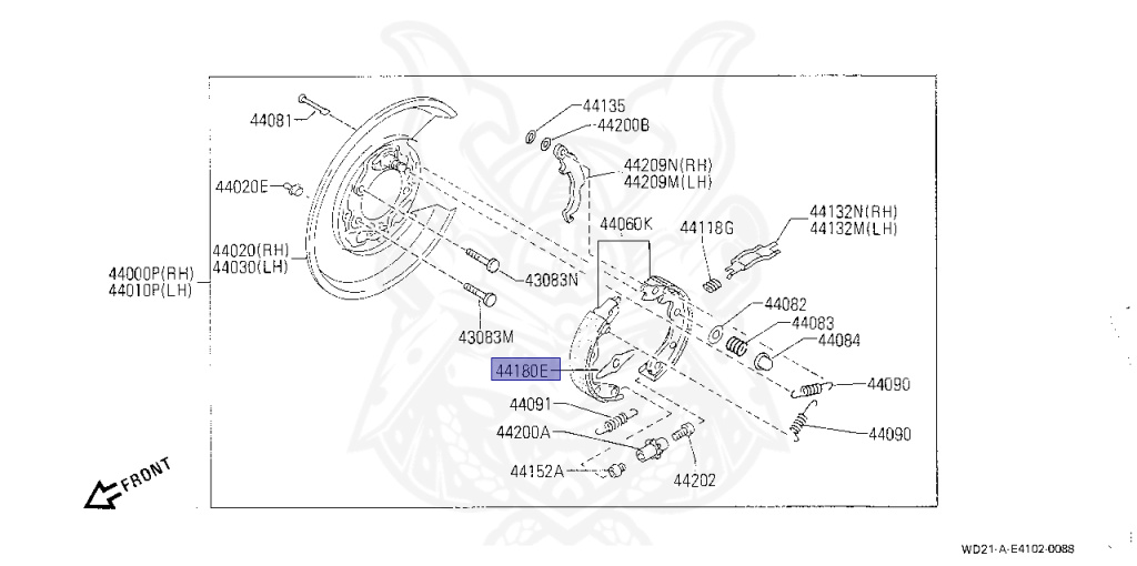 Nissan - Pathfinder - WD21 - 1990 - SE TYPE - WAGON 4 DOOR(W/4D) - 4 WHEEL DRIVE(4WD) - MANUAL TRANSMISSION(MT) - VG30E