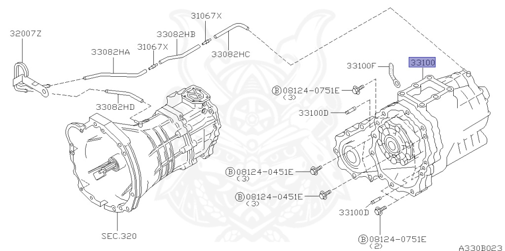 Nissan - Skyline - R34 25GTT - ER34 - 2000 - 25GT TURBO - 2-door hardtop (2K) - AUTOMATIC-FLOOR SHIFT(AT.F4) - HI-CAS 2-Link Drive (HI.2WD) - RB25DET