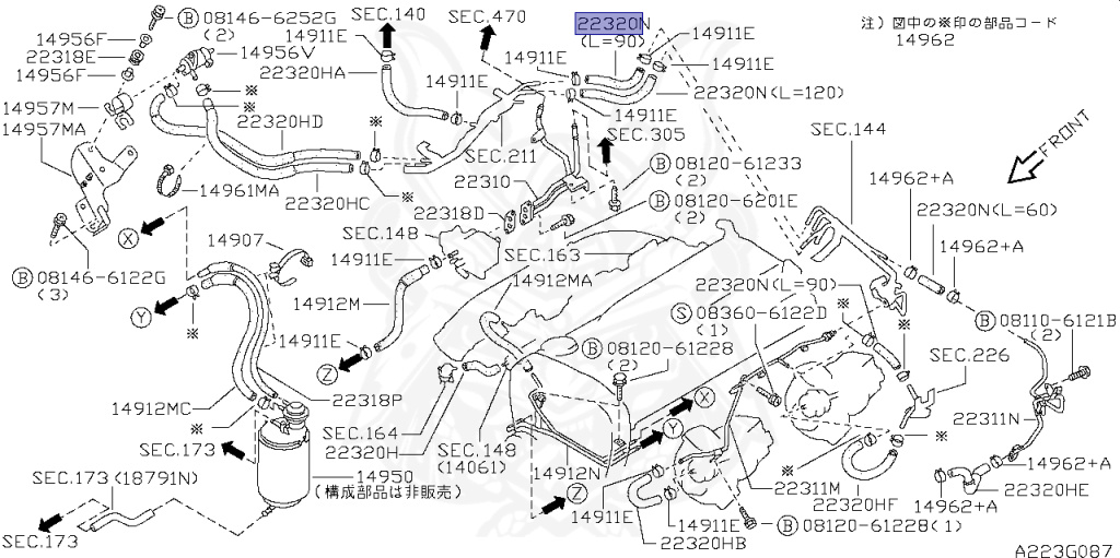 Nissan - Skyline GT-R - BNR34 - 2001 - GT-R V-Spec-2 - 2-door hardtop (2K) - MANUAL MISSION 6-SPEED(MT.F6) - HI-4WD (High-Casting System) - RB26DETT