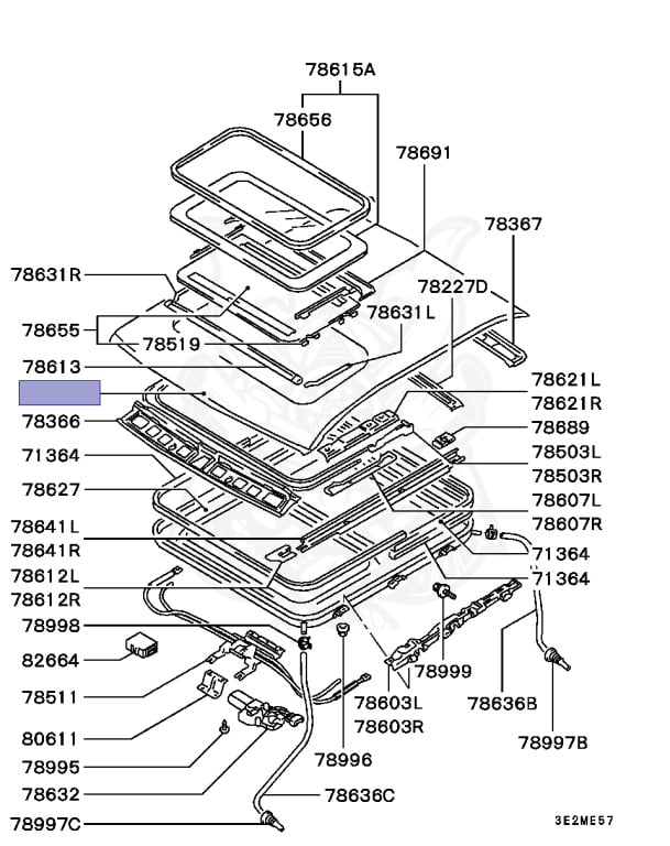 MB835969 - Mitsubishi - Roof Panel (no sunroof) - Nengun Performance
