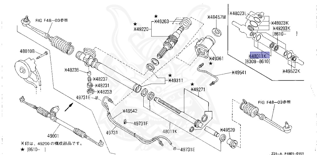 Nissan - Fairlady Z - Z31 - 1986 - ZX - MANUAL TRANSMISSION(MT) - T-bar roof (KZ#) - VG30T