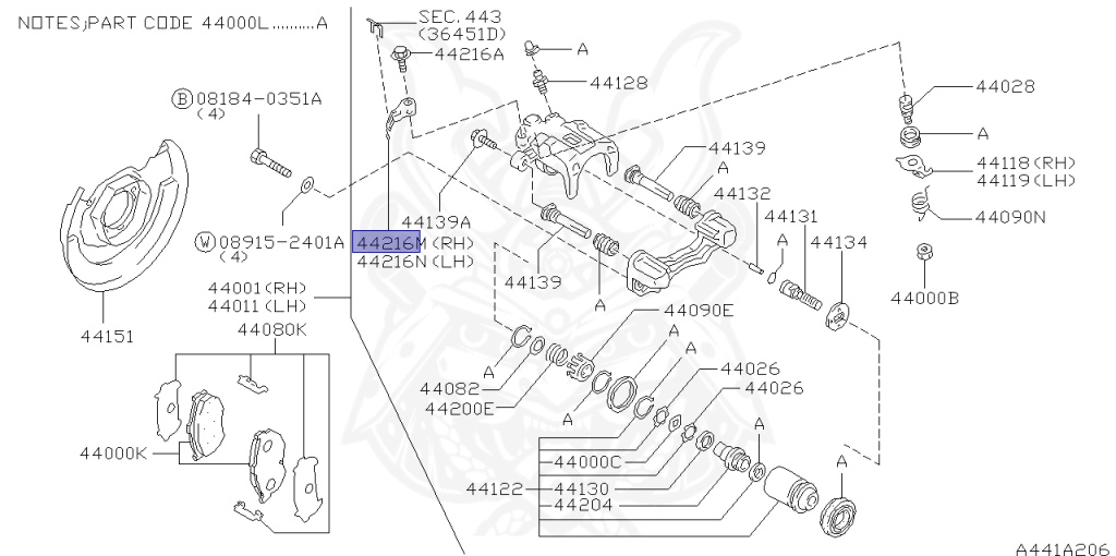 Nissan - Silvia - S14 - 1998 - KS - HARDTOP(K) - MANUAL TRANSMISSION(MT) - TWO WHEELS STEERING(2WS) - SR20DET