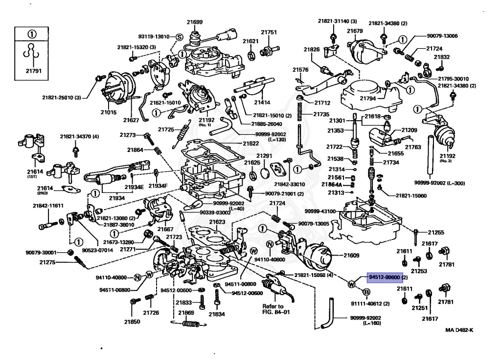 Toyota - Starlet - EP82 - 1990 - SOL TYPE - 5-DOOR - Manual - 4EF