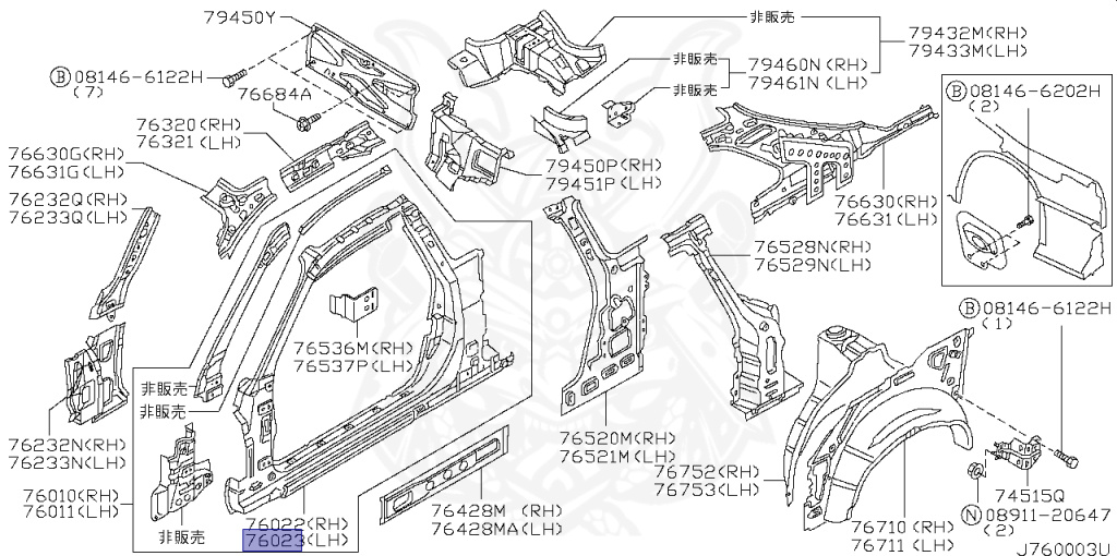 Nissan - Skyline - R34 GT - HR34 - 1999 - 20GT - 2-door hardtop (2K) - MANUAL TRANS 5-SPEED(MT.F5) - No high-speed casters, 2-link drive (IRS.2WD) - RB20DE
