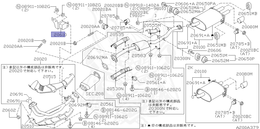 Nissan - Skyline - R34 GT - HR34 - 2000 - 20GT - 4 DOOR SEDAN(4S) - AUTOMATIC-FLOOR SHIFT(AT.F4) - High cast, 2-link (IRS.2WD) - RB20DE