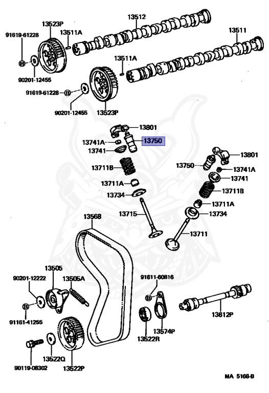 13750-70010 - Toyota - Adjuster Assy, Valve Lash - Nengun Performance