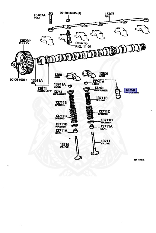＊Ｍ＊ 1371555010 Genuine Toyota VALVE, EXHAUST 13715-55010 | eBay