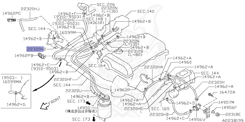 Nissan - Silvia - S14 - 1994 - KS - HARDTOP(K) - MANUAL TRANSMISSION(MT) - TWO WHEELS STEERING(2WS) - SR20DET