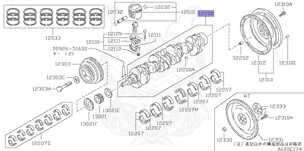 Nissan - Skyline - R34 25GTT - ER34 - 1998 - 25GT TURBO - 2-door hardtop (2K) - AUTOMATIC-FLOOR SHIFT(AT.F4) - HI-CAS 2-Link Drive (HI.2WD) - RB25DET