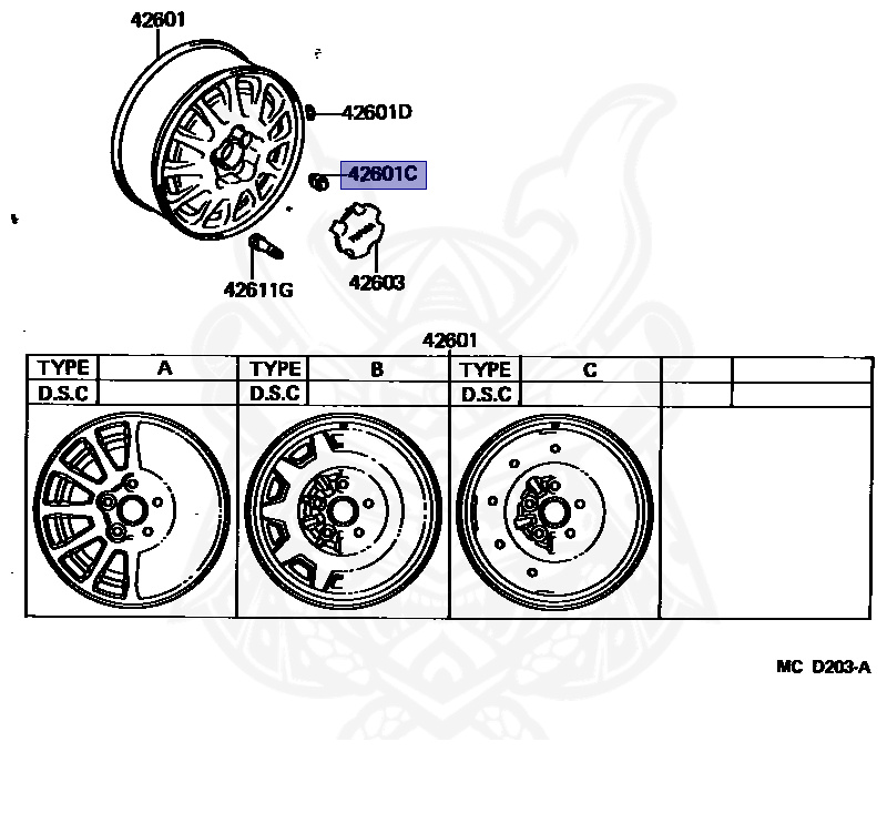 90942-01050 - Toyota - Nut, Hub (for Axle) - Nengun Performance