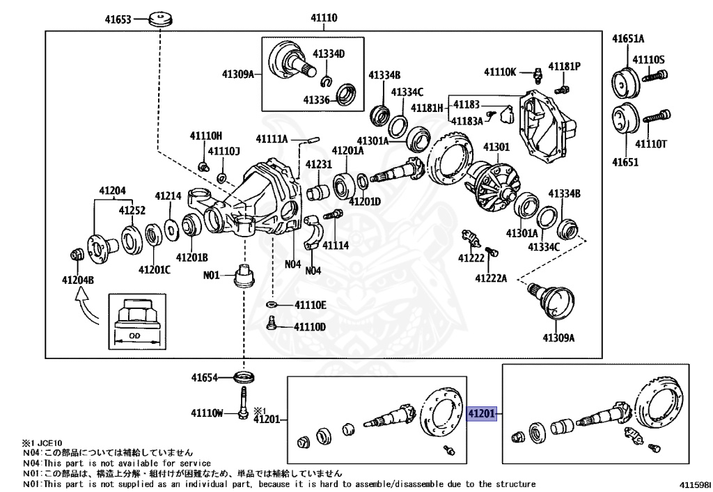 Toyota - Altezza Gita AS300 - JCE15W - 2001 - WAGON - Automatic - 2JZGE
