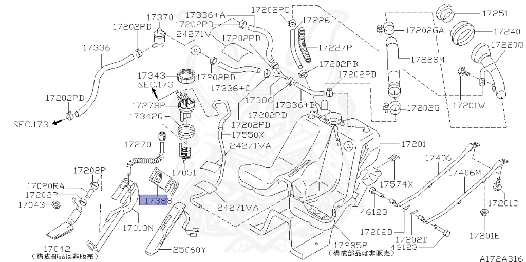 Nissan - Skyline - R34 25GT - ENR34 - 1999 - 25GT - 4 DOOR SEDAN(4S) - AUTOMATIC-FLOOR SHIFT(AT.F4) - High cast, 2-link (IRS.2WD) - RB25DE