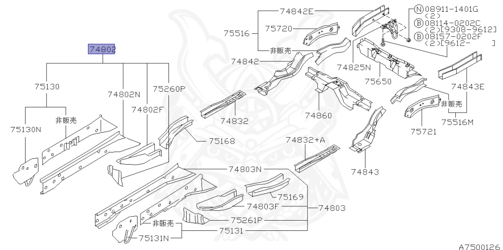 Nissan - Skyline GT-R - BCNR33 - 1995 - GTR TYPE - 2-door hardtop (2K) - 4 WHEEL DRIVE(4WD) - MANUAL TRANS 5-SPEED(MT.F5) - HICAS - RB26DETT