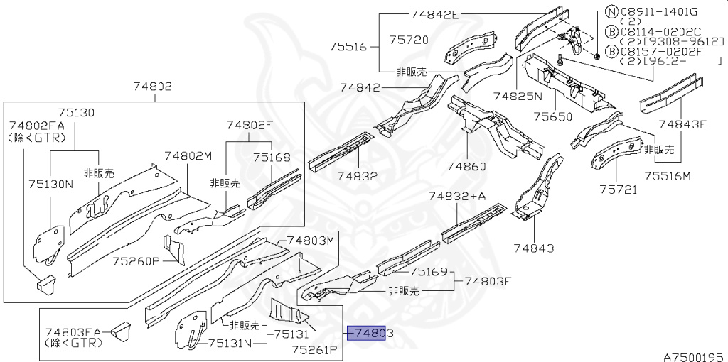 Nissan - Skyline GT-R - BCNR33 - 1997 - GTR/AJ - 4 DOOR SEDAN(4S) - 4 WHEEL DRIVE(4WD) - MANUAL TRANS 5-SPEED(MT.F5) - HICAS - RB26DETT