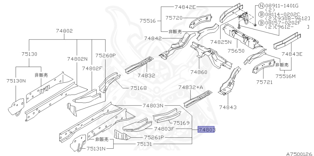 Nissan - Skyline GT-R - BCNR33 - 1995 - GTR TYPE - 2-door hardtop (2K) - 4 WHEEL DRIVE(4WD) - MANUAL TRANS 5-SPEED(MT.F5) - HICAS - RB26DETT