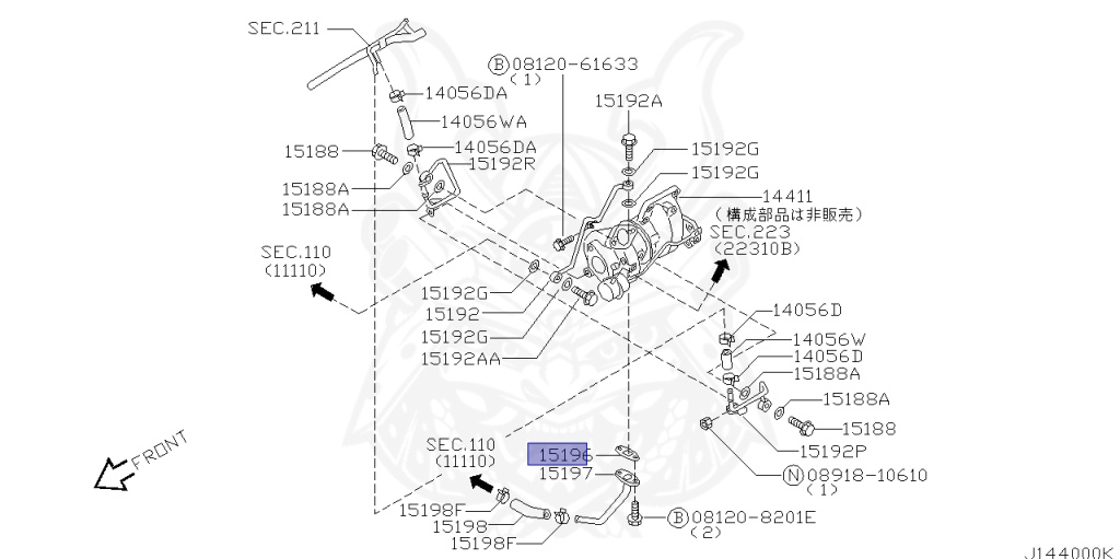 Nissan - Cedric/Gloria - Y34 - 2001 - 300LXVIP - HARDTOP(K) - 2 WHEEL DRIVE(2WD) - CVT(CVT) - VQ30DET