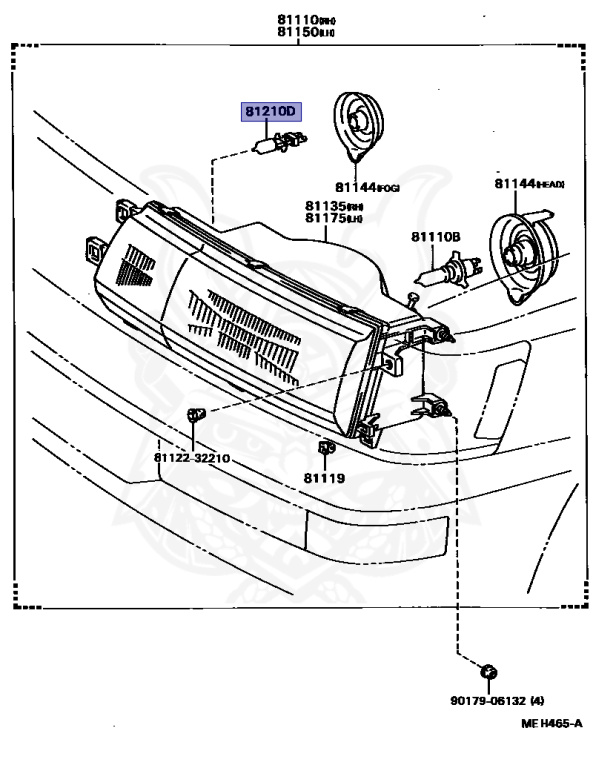 90981-13039 - Toyota - Bulb, Fog Lamp - Nengun Performance