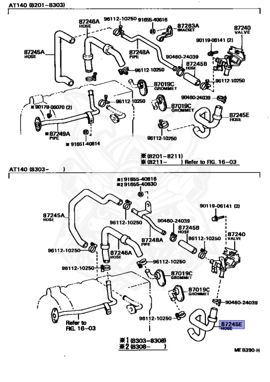 Toyota - Corona - AT140 - 1986 - STANDARD TYPE - SEDAN(4DOOR SEDAN) - Manual - 3AU