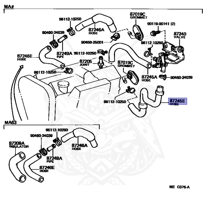 Toyota - Celica - MA61 - 1982 - GT TYPE - LIFTBACK - Manual - 5MGEU