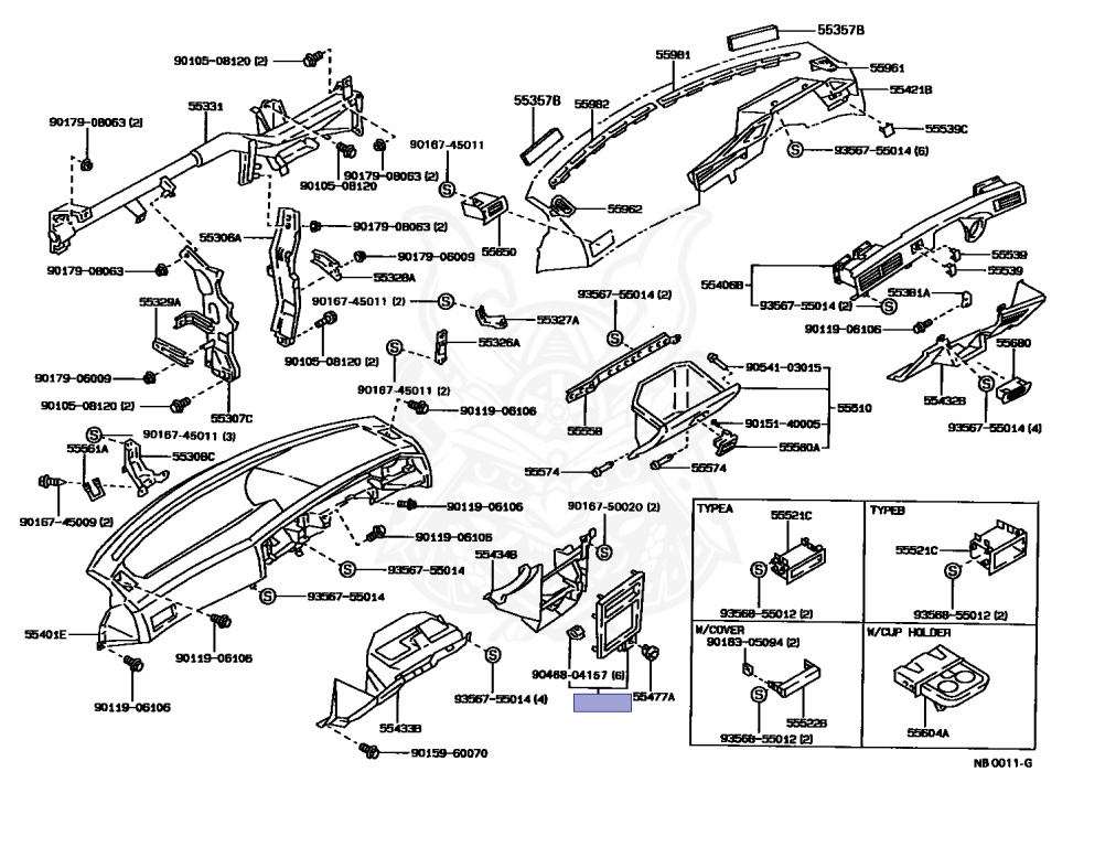 Toyota - Sprinter - AE92 - 1989 - ELECTRIC FUEL INJECTION SYSTEM - 4AGE