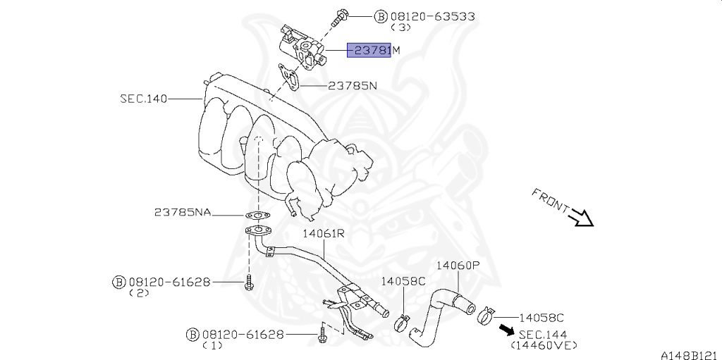 Nissan - Silvia - S15 - 2001 - SPEC R - HARDTOP(K) - AUTOMATIC-FLOOR SHIFT(AT.F4) - TWO WHEELS STEERING(2WS) - SR20DET