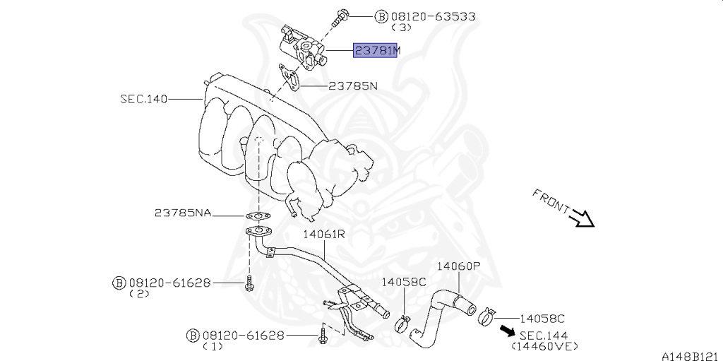 Nissan - Silvia - S15 - 1999 - SPEC R - HARDTOP(K) - AUTOMATIC-FLOOR SHIFT(AT.F4) - TWO WHEELS STEERING(2WS) - SR20DET