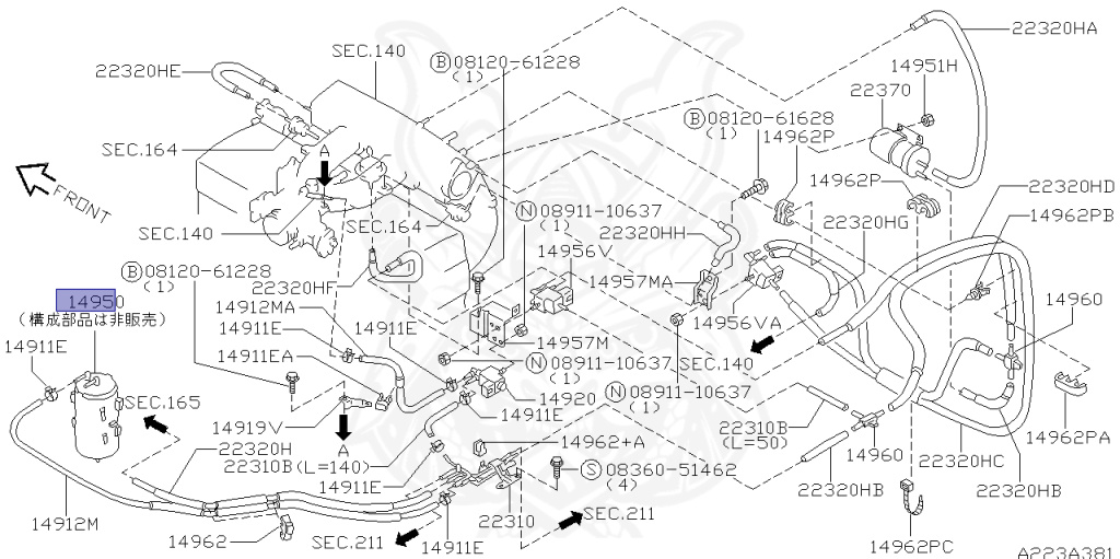 Nissan - Skyline - R34 GT - HR34 - 1998 - 20GT - 2 door hard top (2K) - AUTOMATIC-FLOOR SHIFT(AT.F4) - High cast, 2-link (IRS.2WD) - RB20DE