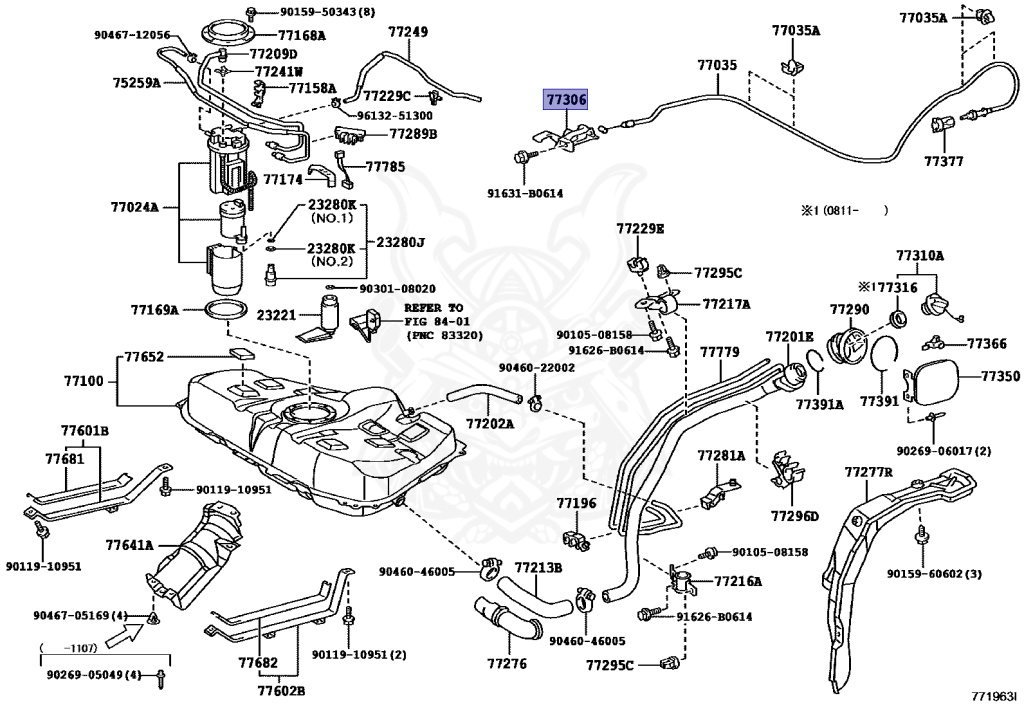 Toyota - Corolla Axio - ZRE142 - 2012 - LUXEL TYPE - SEDAN - Variator - 2ZRFAE