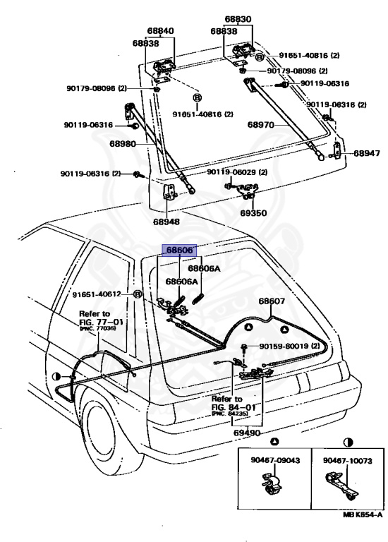 Toyota - Tercel - NL30 - 1986 - VC TYPE - 5-DOOR SEDAN - Manual - 1NT