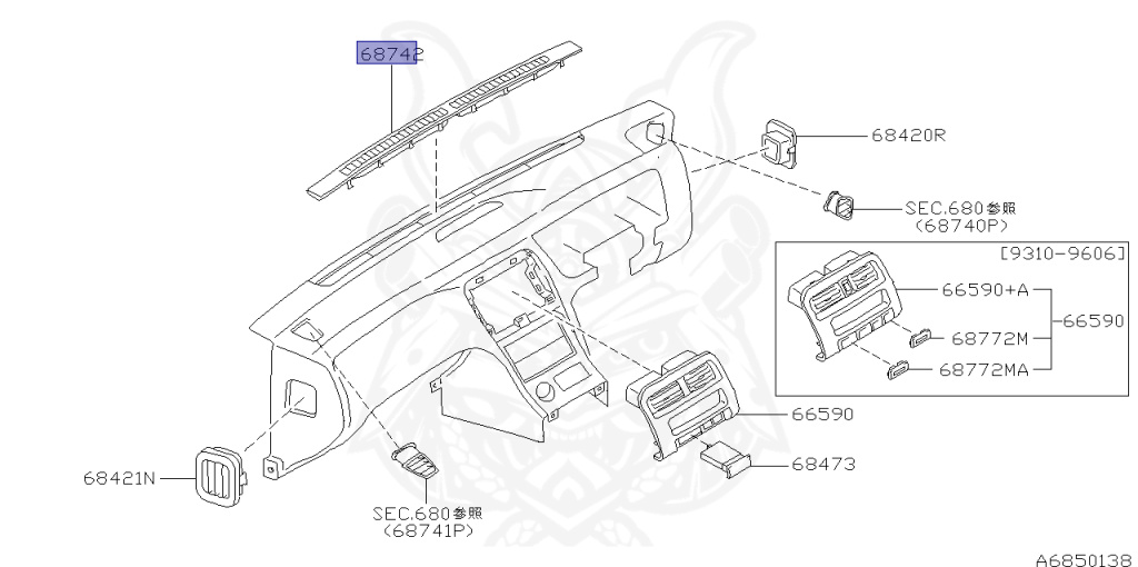 Nissan - Silvia - S14 - 1996 - KS - HARDTOP(K) - MANUAL TRANSMISSION(MT) - TWO WHEELS STEERING(2WS) - SR20DET